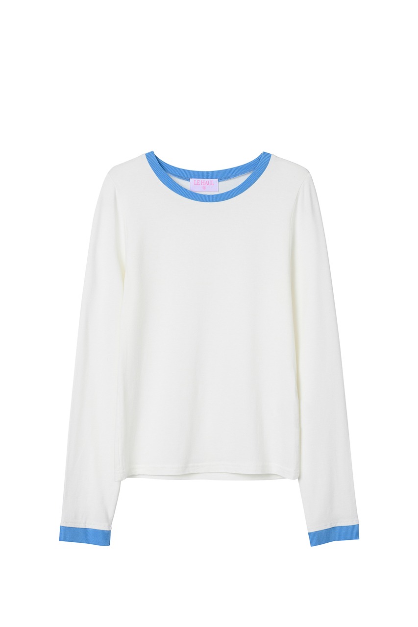 LAYERED TOP (IVORY/GRAND BLUE)