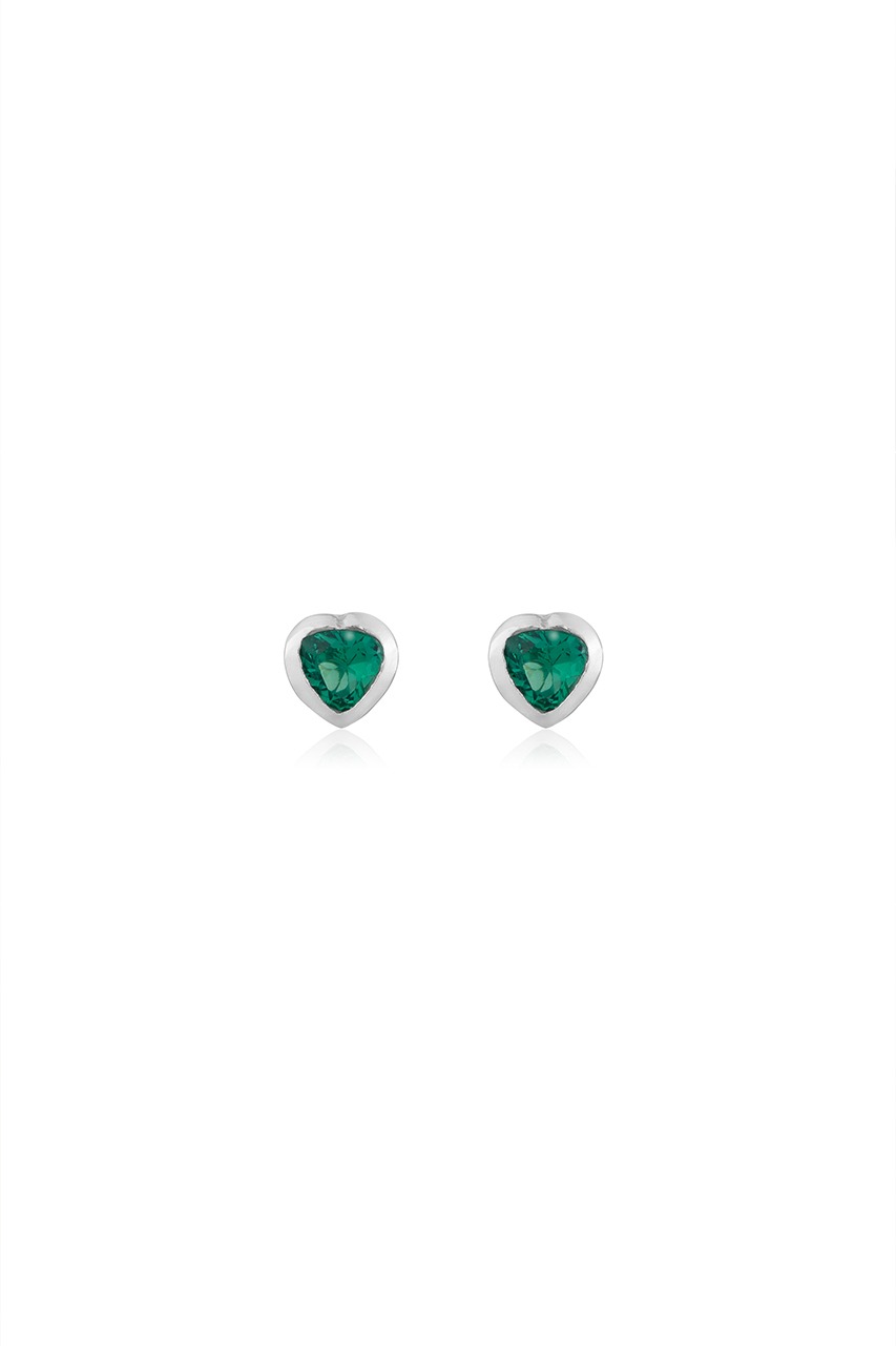 PURE LOVE EARRING(green)(silver925)