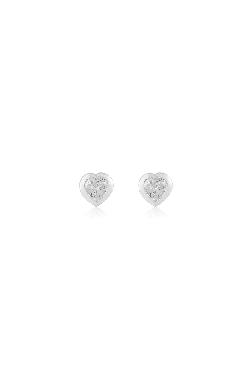 PURE LOVE EARRING(white)(silver925)