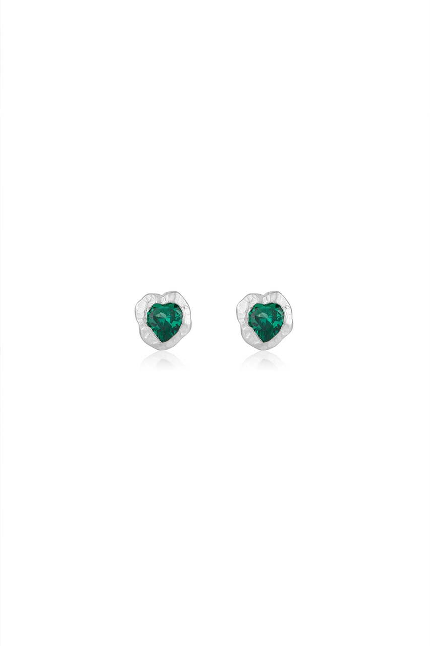 UGLY LOVE EARRING(green)(silver925)
