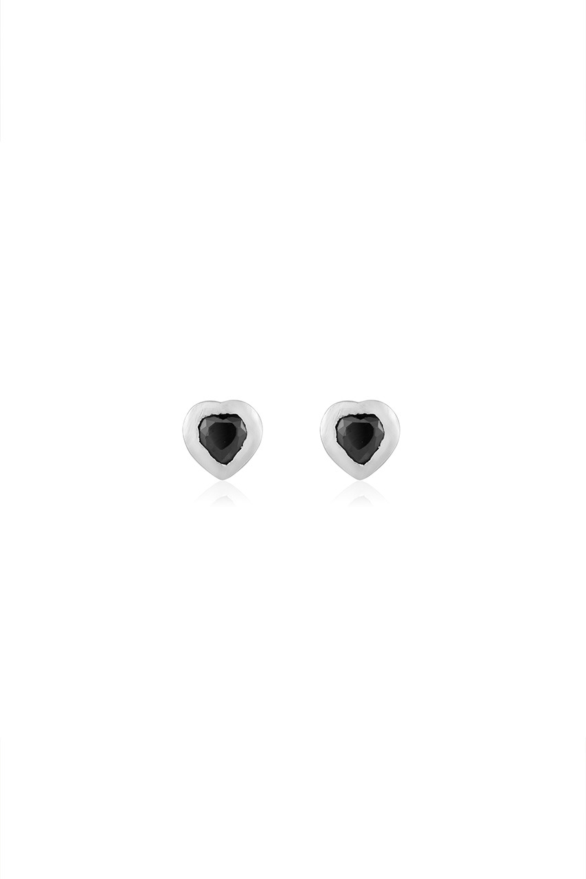 PURE LOVE EARRING(black)(silver925)